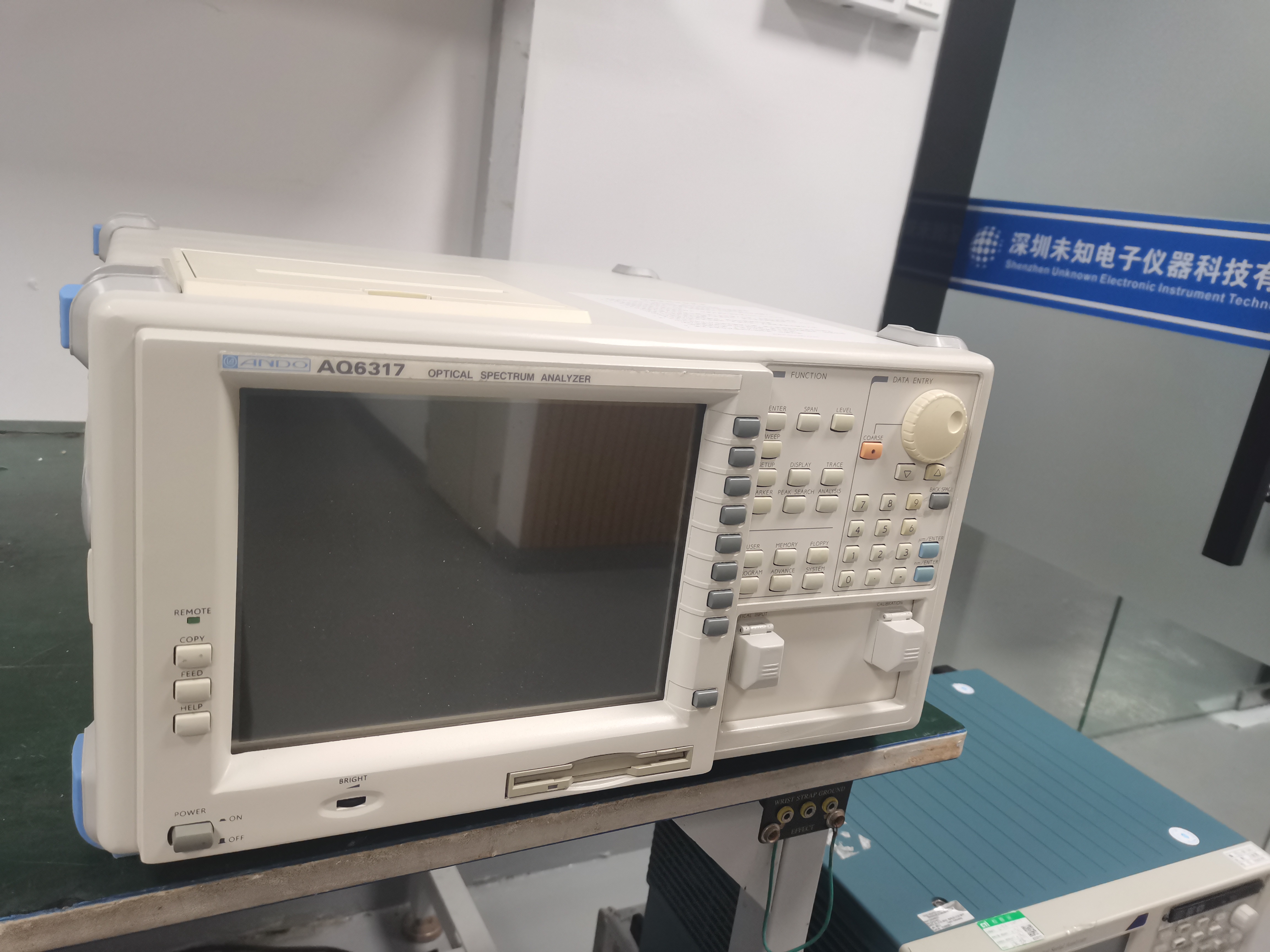 AQ6317 光譜分析儀 橫河(YOKOGAWA) 故障 不通電 維修案例