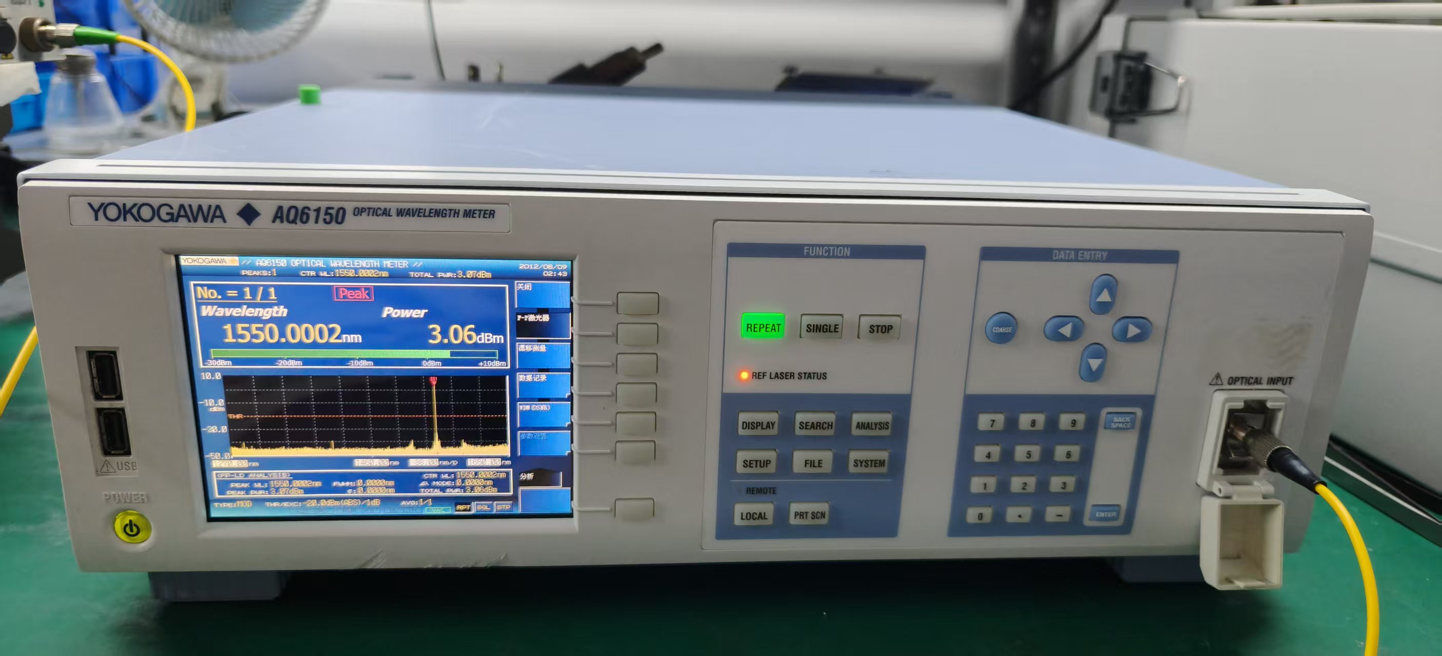 AQ6150 橫河 Yokogawa 波長計(jì) 激光管壞 維修案例