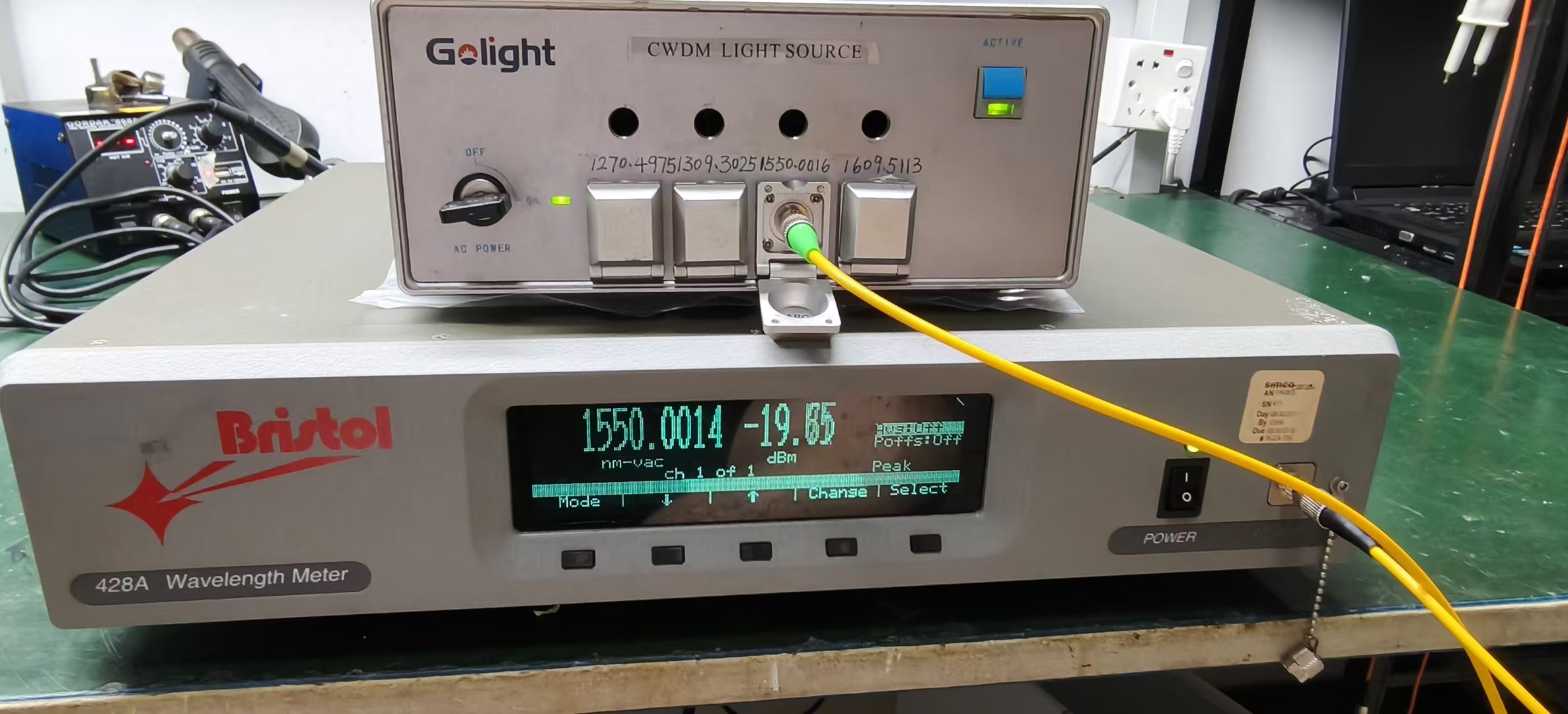 428B Bristol 波長計(jì) 測試不穩(wěn)定 維修案例