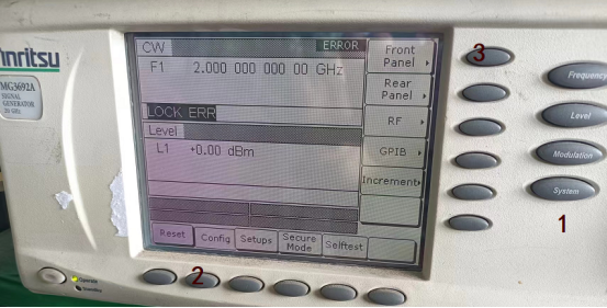 安立MG369和6869系列信號源液晶調節(jié)
